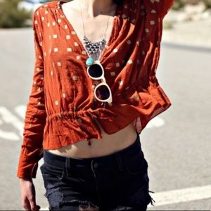 House of Harlow 1960 Dacia Blouse Sz. Small